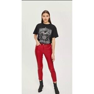 Johnny Cash Fringe Women Rodeo Western Style T-Shirt by And Finally Size 4